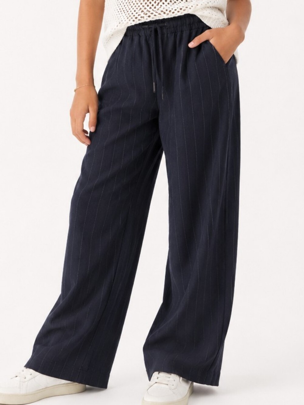 2/$20 ZARA Wide Leg Pinstripe Pants – Kids Size 10 (140 cm)